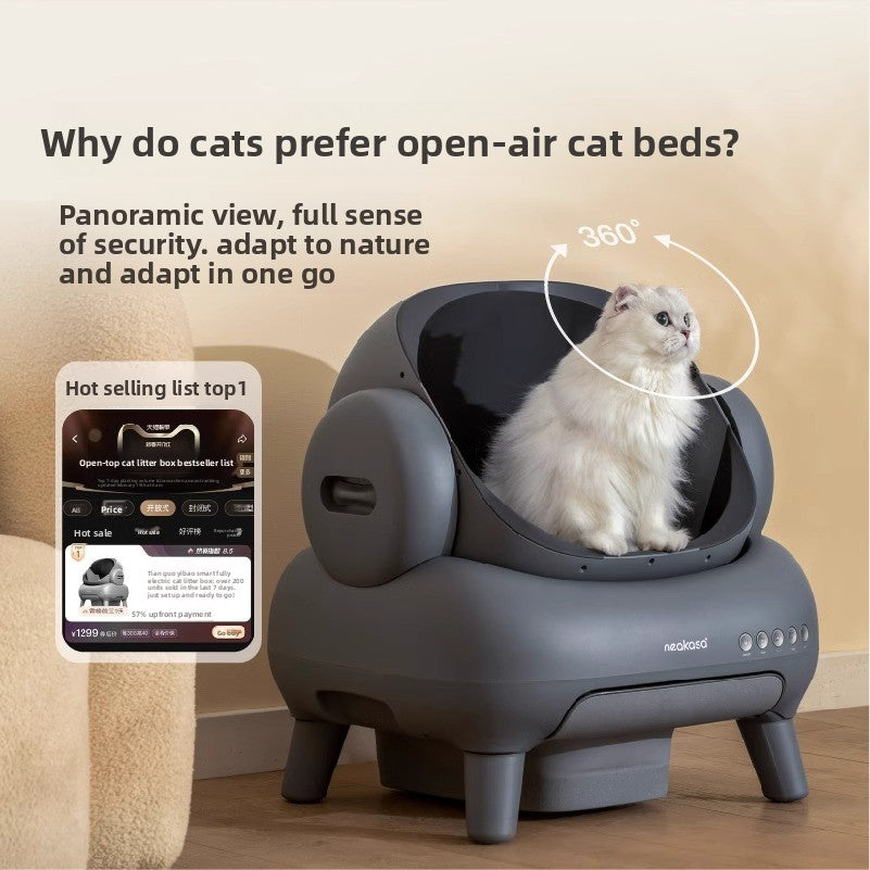 Smart Cat Toilet Litter Box M1Plus Automatic Intelligent Electric Poop Scooper Pet Supplies