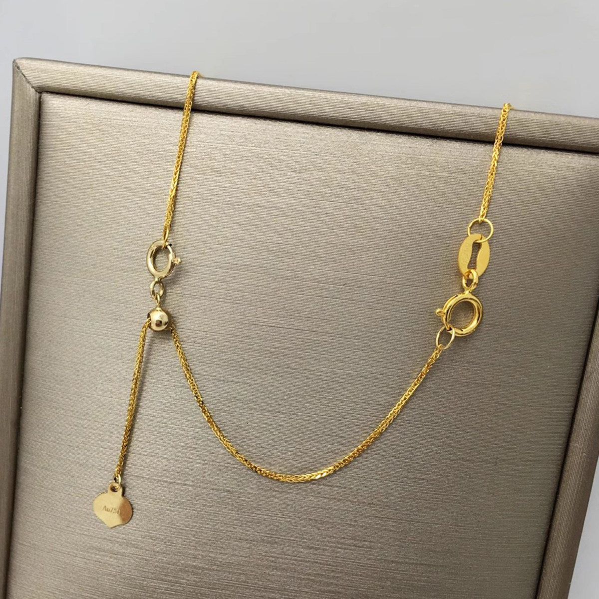 Adjustable 18K Gold Extension Chain 3
