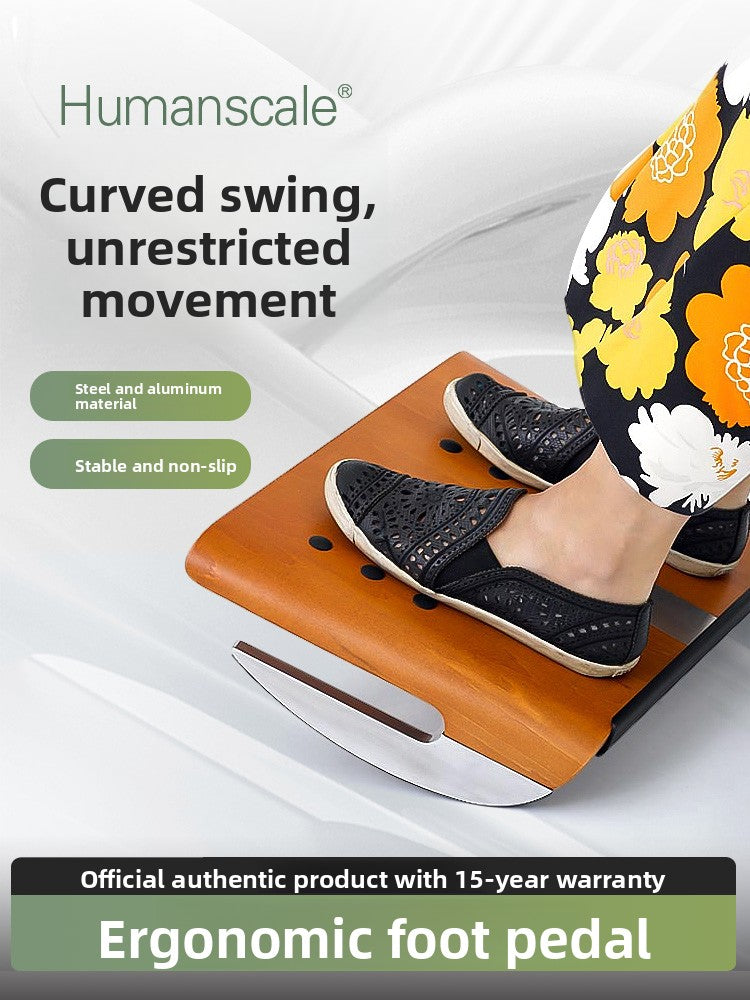 Ergonomic Office Footrest with Non-Slip Base 1