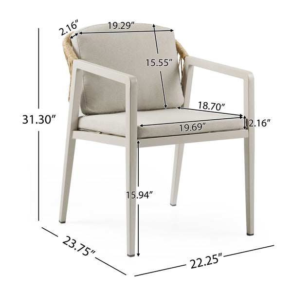 Outdoor dining chairs 4