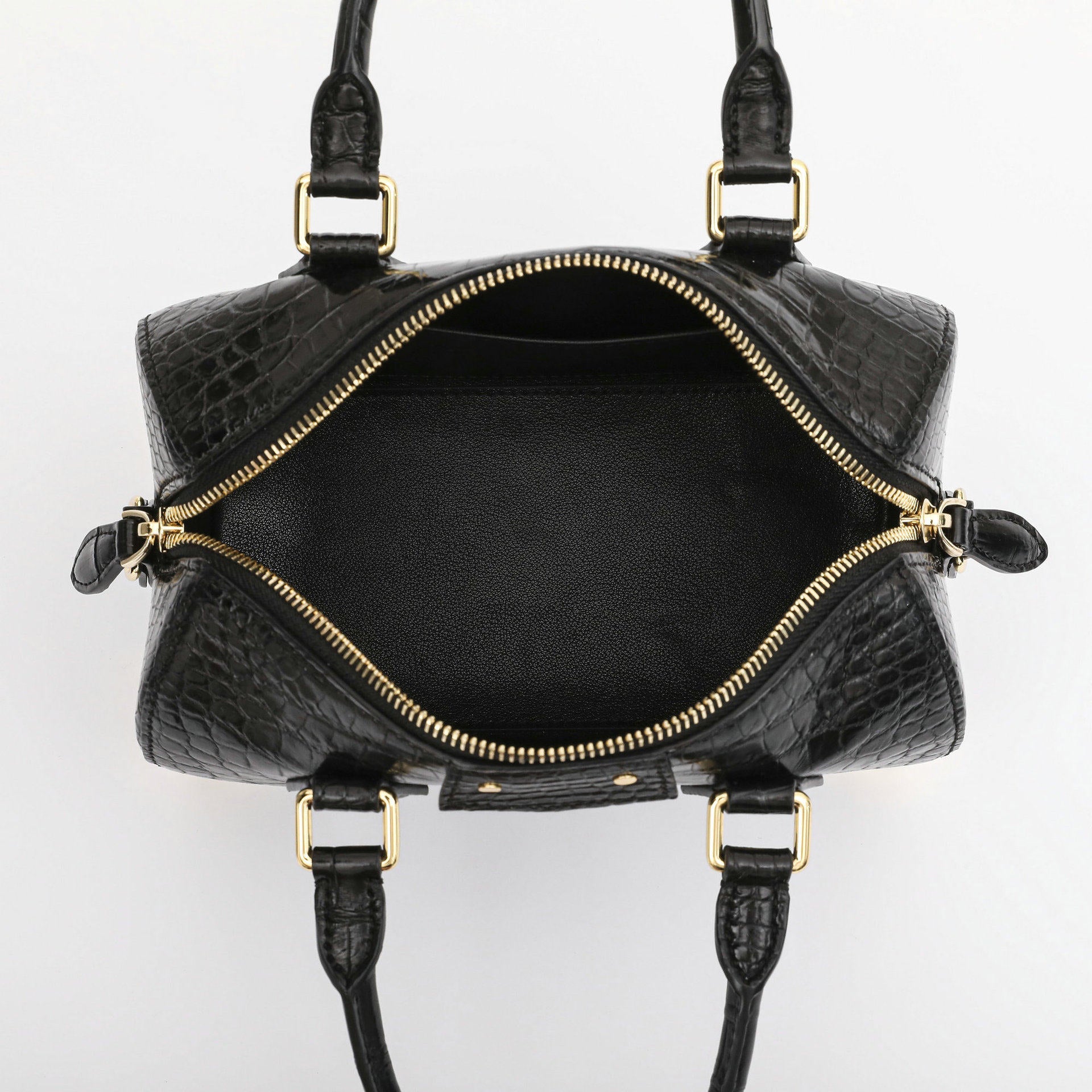 Crocodile Leather Women Shoulder Handbag 2