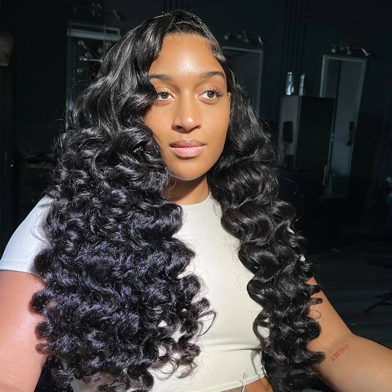 Loose Deep Wave 13X6 Lace Front Human Hair Wigs Brazilian 2