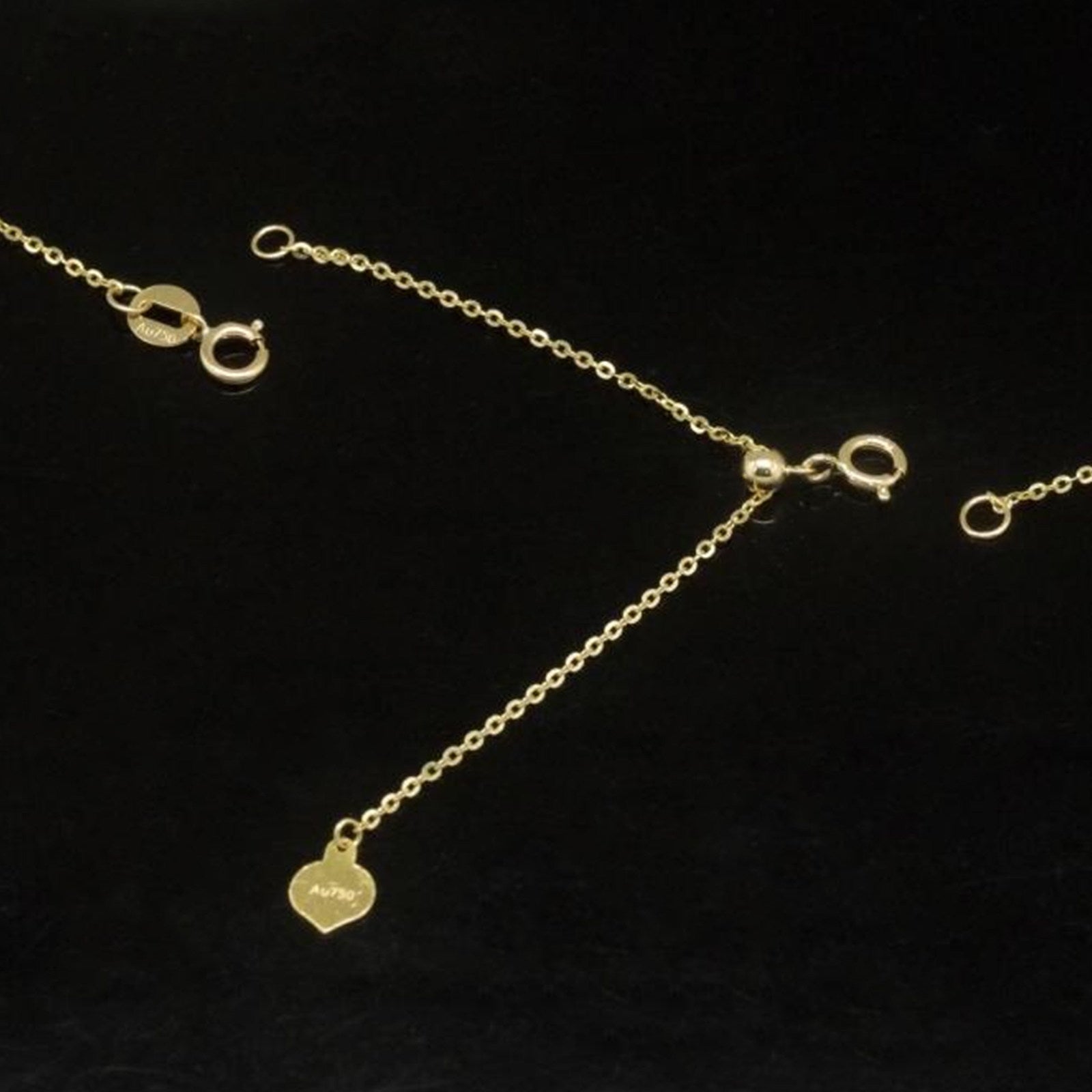Adjustable 18K Gold Extension Chain 2