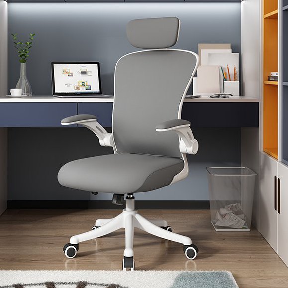 Ergonomic Mesh Office Chair for Long Hours & Back Pain Relief – Adjustable Lumbar Support & Headrest, High-Density Foam Cushion