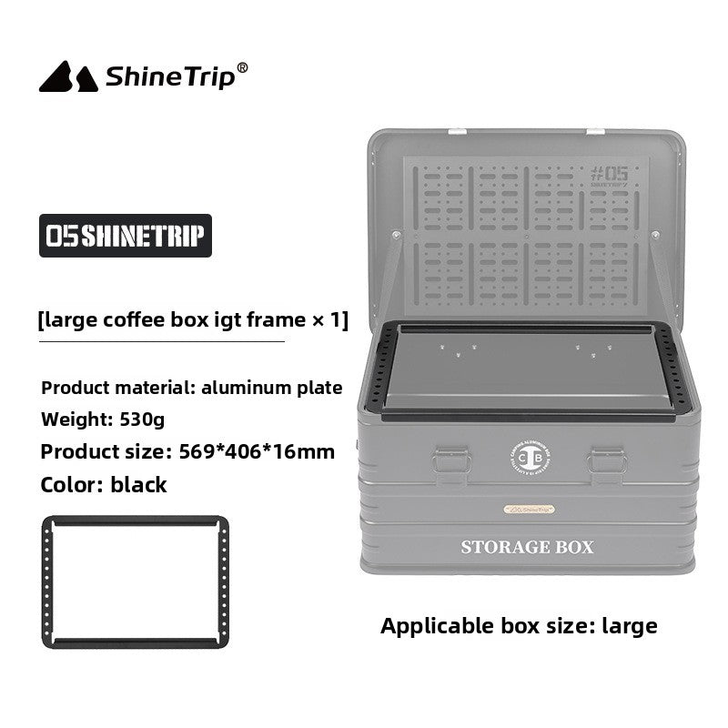 Lightweight modular combination accessories coffee box