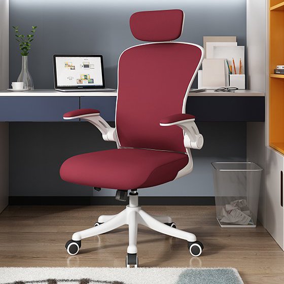Ergonomic Mesh Office Chair for Long Hours & Back Pain Relief – Adjustable Lumbar Support & Headrest, High-Density Foam Cushion