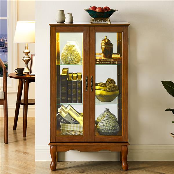 Antique cabinet with lights 3