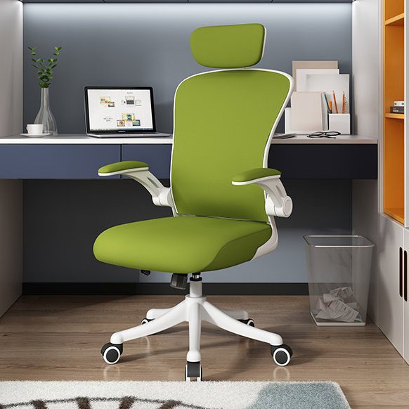Ergonomic Mesh Office Chair for Long Hours & Back Pain Relief – Adjustable Lumbar Support & Headrest, High-Density Foam Cushion
