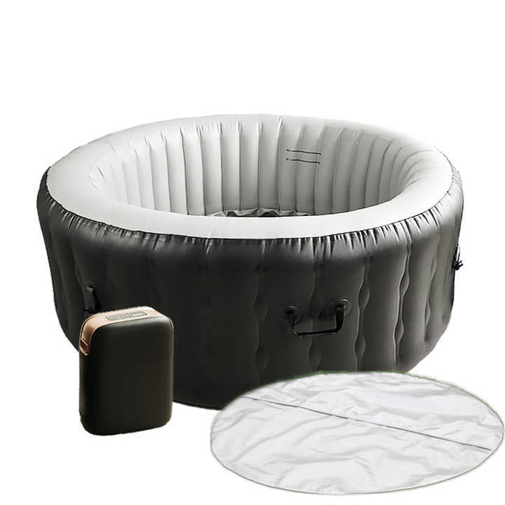 Portable Inflatable Bathtub with Bubble Jet Massage