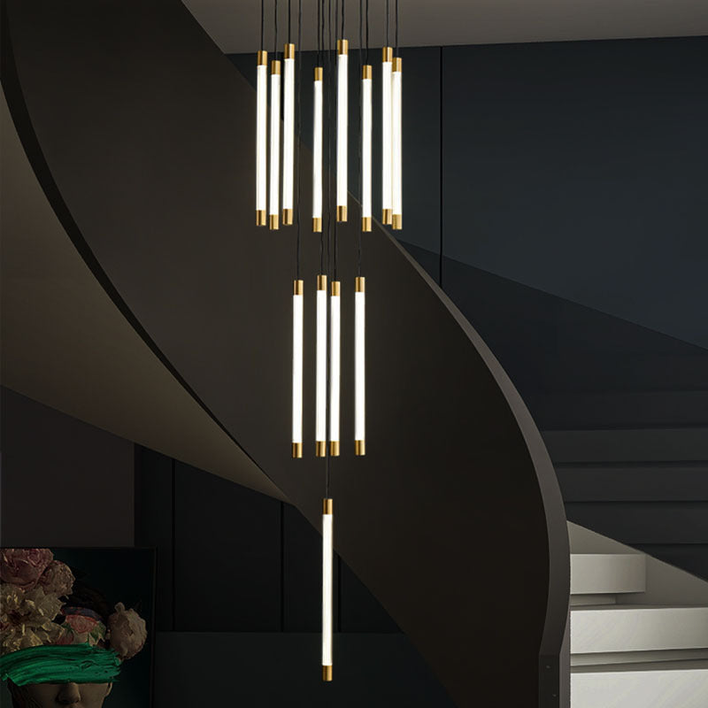 Minimalist Gold LED Pendant Light 4