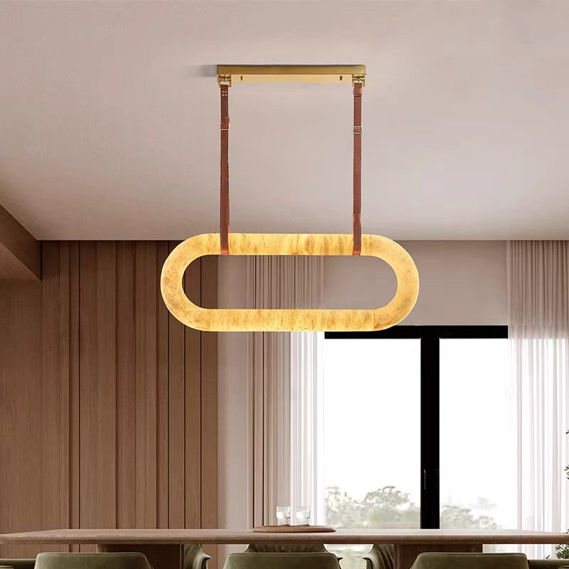French Luxury Marble Effect Chandelier 1