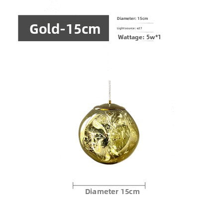 Minimalist Glass Lava Chandelier