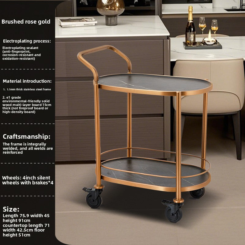Two-Story Multi-Functional Service Cart