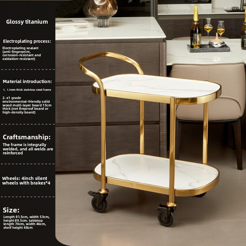 Two-Story Multi-Functional Service Cart