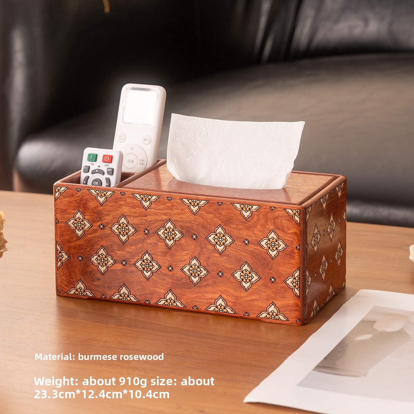 Portable Rosewood Jewelry Box