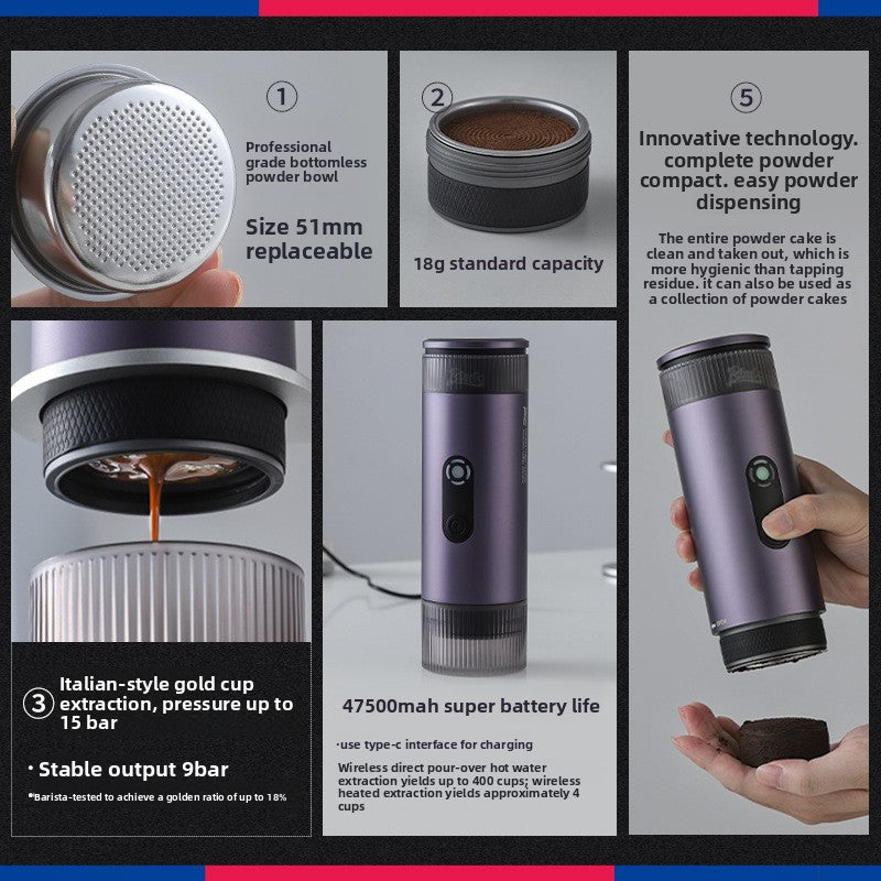Portable Espresso Machine 15Bar Professional 3