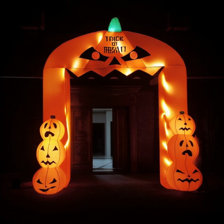 Halloween inflatable illuminated decorations 1
