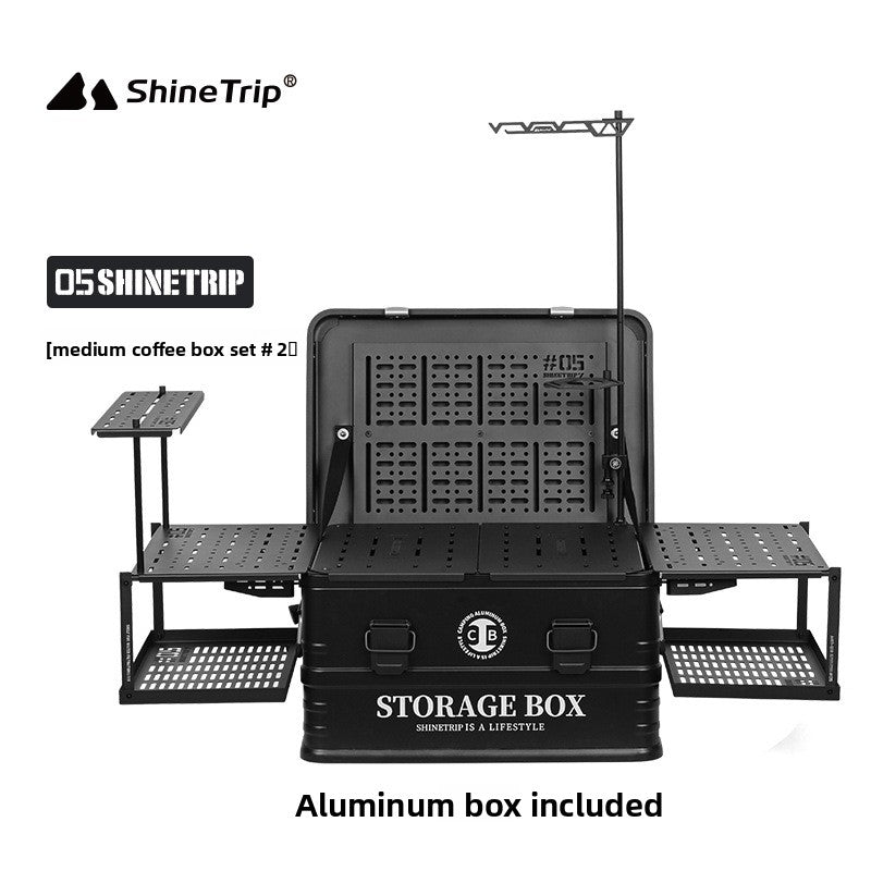 Lightweight modular combination accessories coffee box