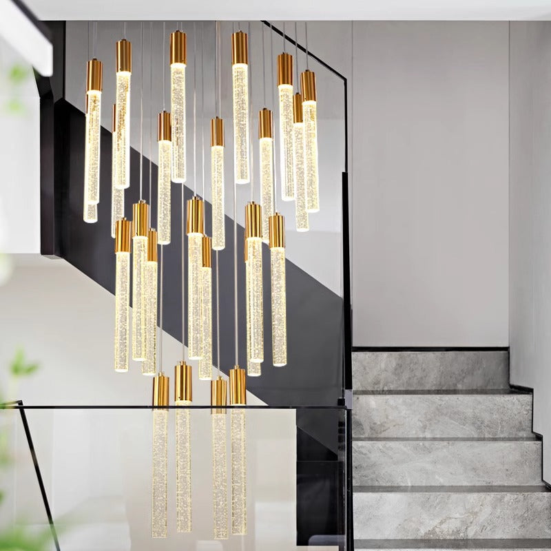 Modern Crystal LED Chandelier Pendant Light