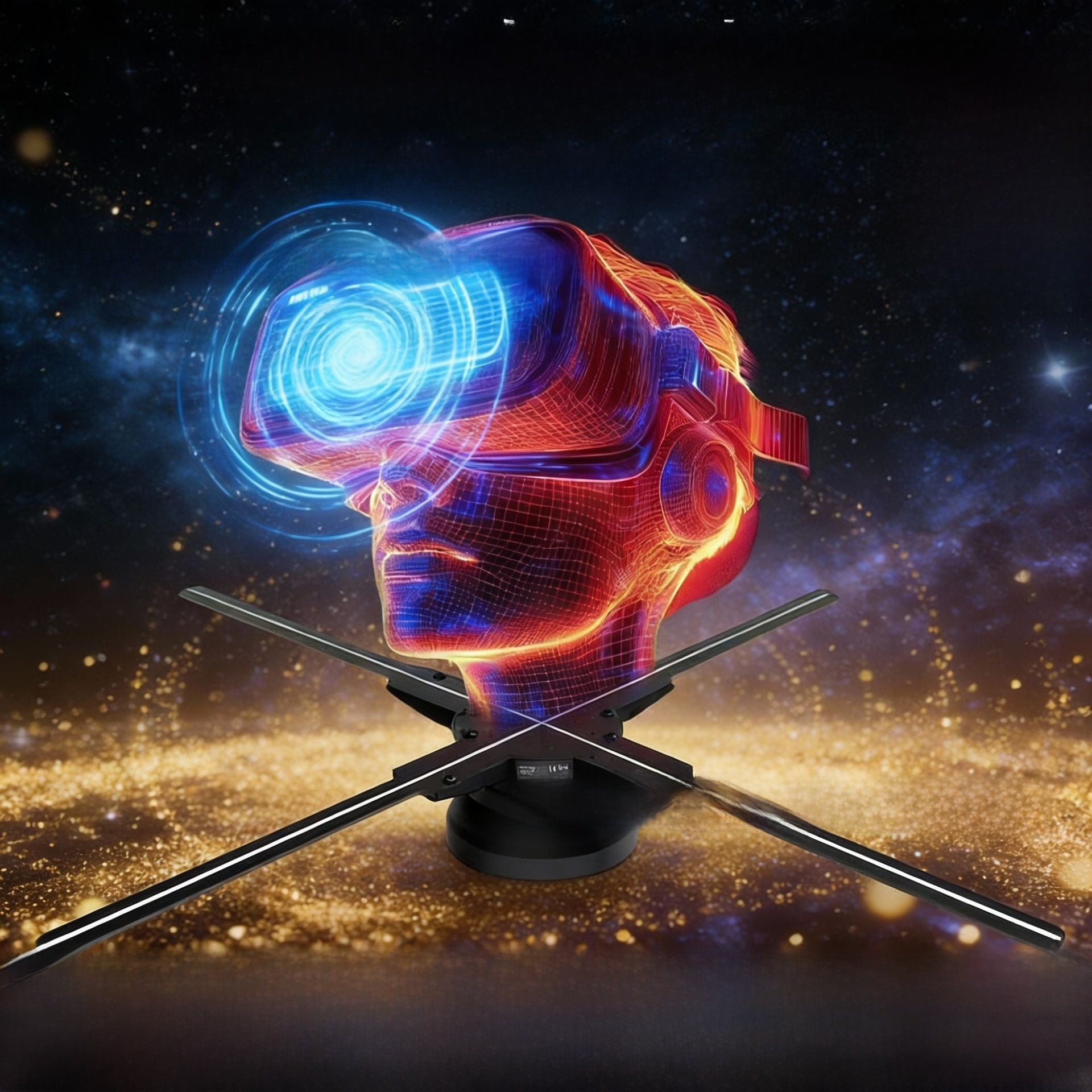 Holographic Display Fan for 3D Advertising, Shops, and Events Global Swanky 02