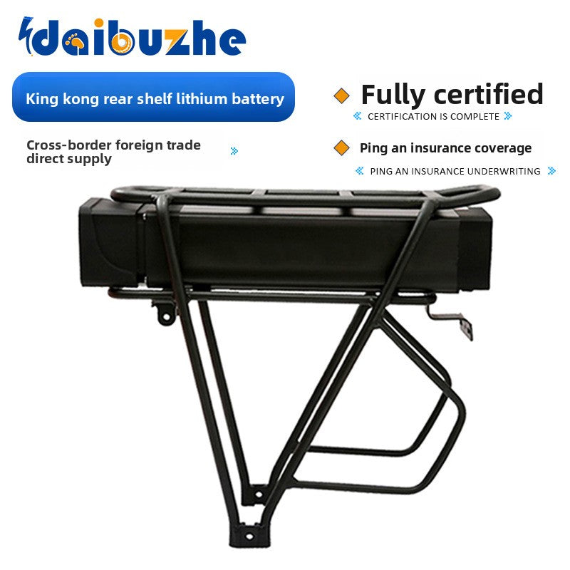 Bicycle Rear Rack Lithium Battery 1