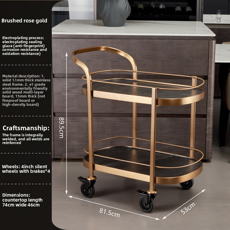 Two-Story Multi-Functional Service Cart