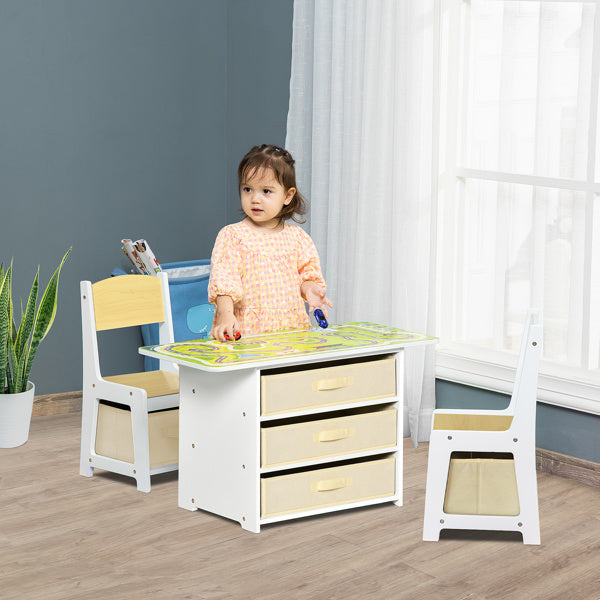 Kids Activity Table and Chairs Set 1