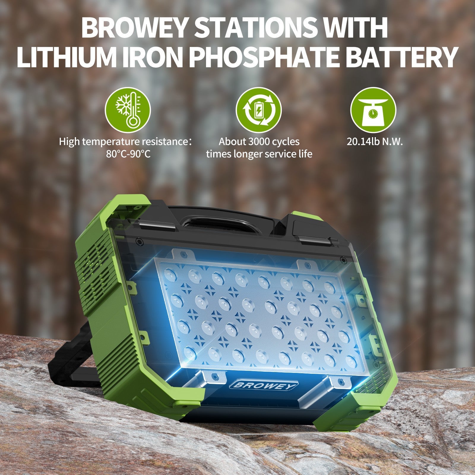 1000W Portable Energy Storage Power Supply with Dual Voltage Output