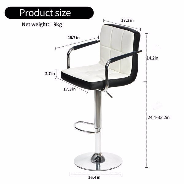 Golden-threaded nanmu bar stool