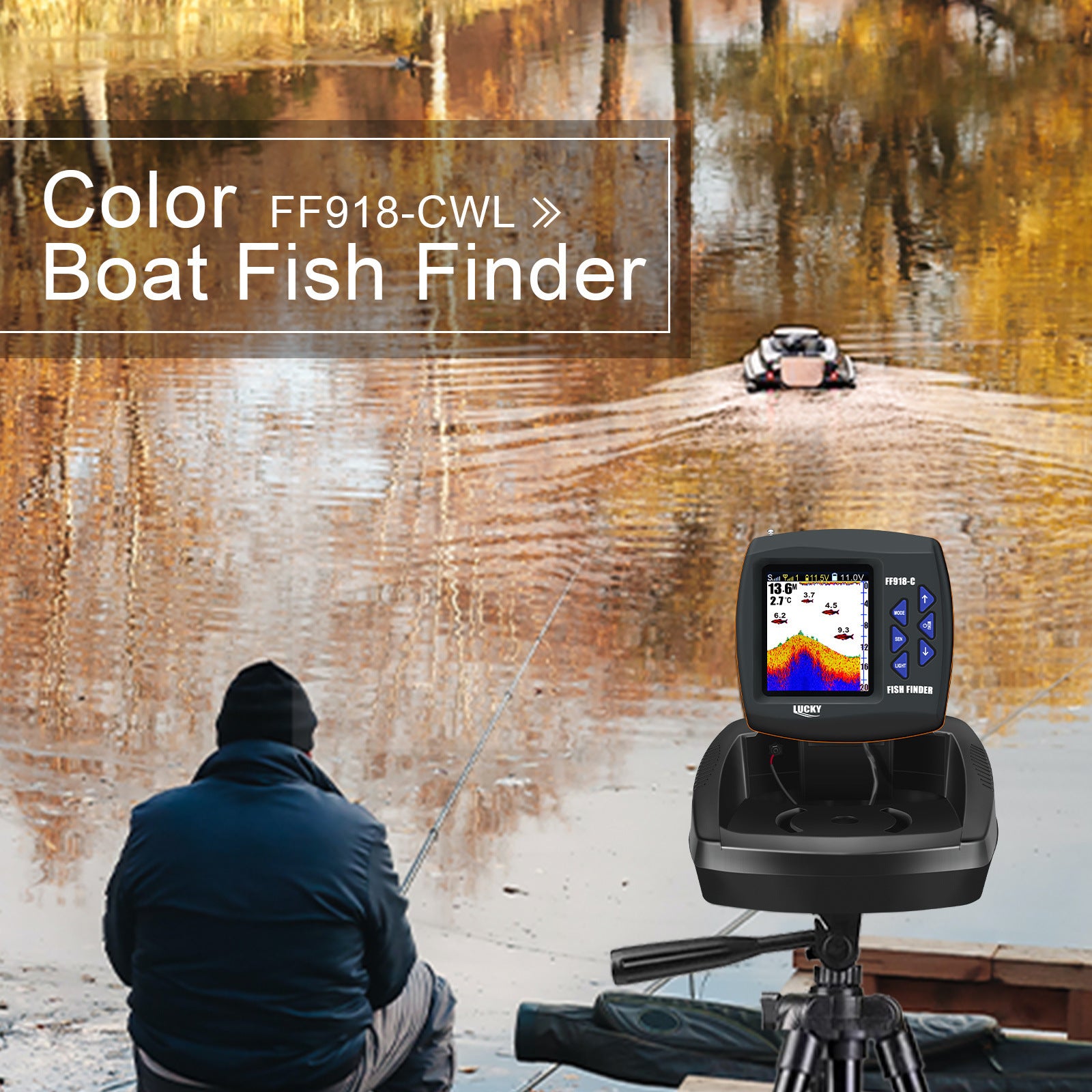 Sonar intelligent detector, high-definition fish finder