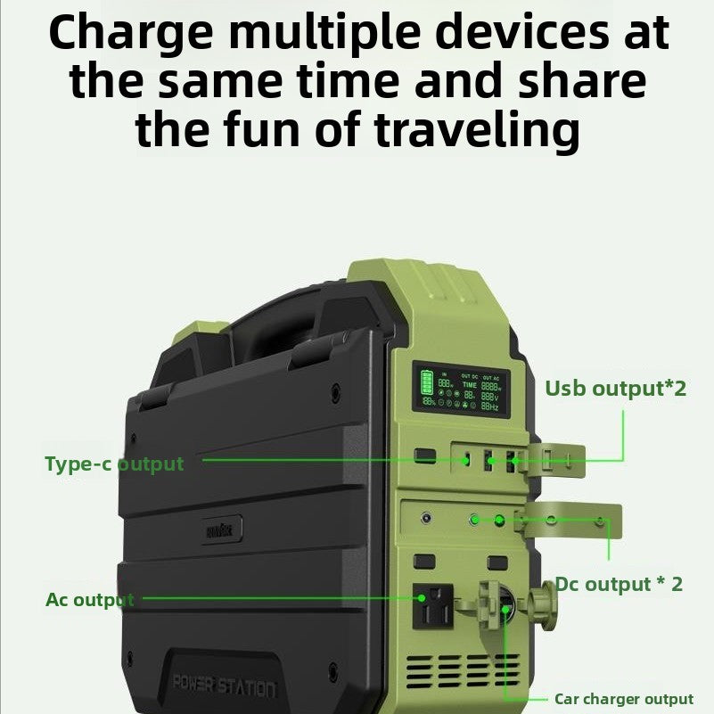 Portable 1000W Solar Power Supply with Multiple Outputs 3