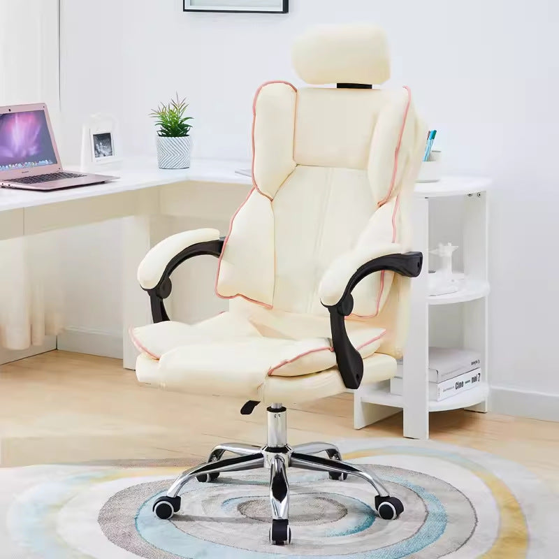 Desk Chairs Executive Office Chair with Back Support and Headrest, Home Office Computer Desk Chair with Lumbar Support