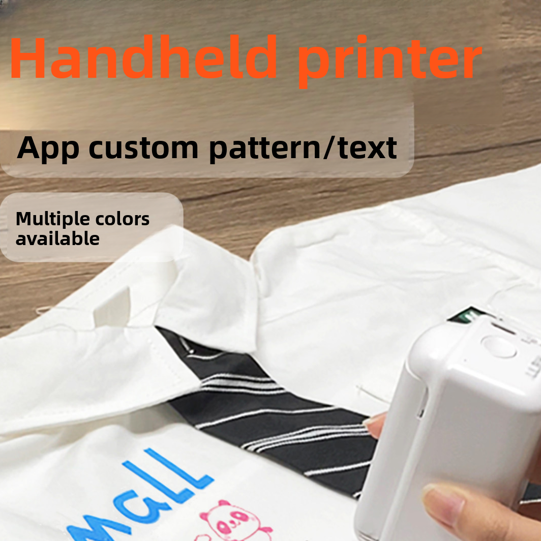 Portable Handheld Inkjet Printer with Bluetooth Control