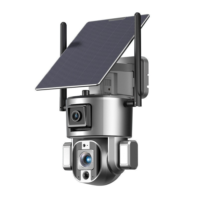 Solar Powered Dual Lens PTZ Camera