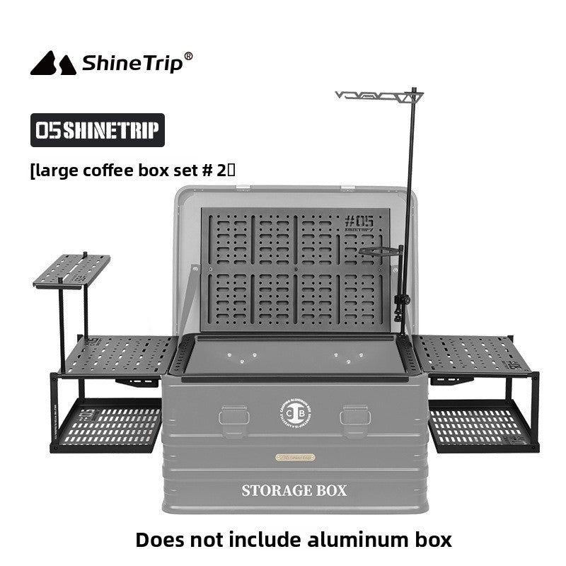 Lightweight modular combination accessories coffee box