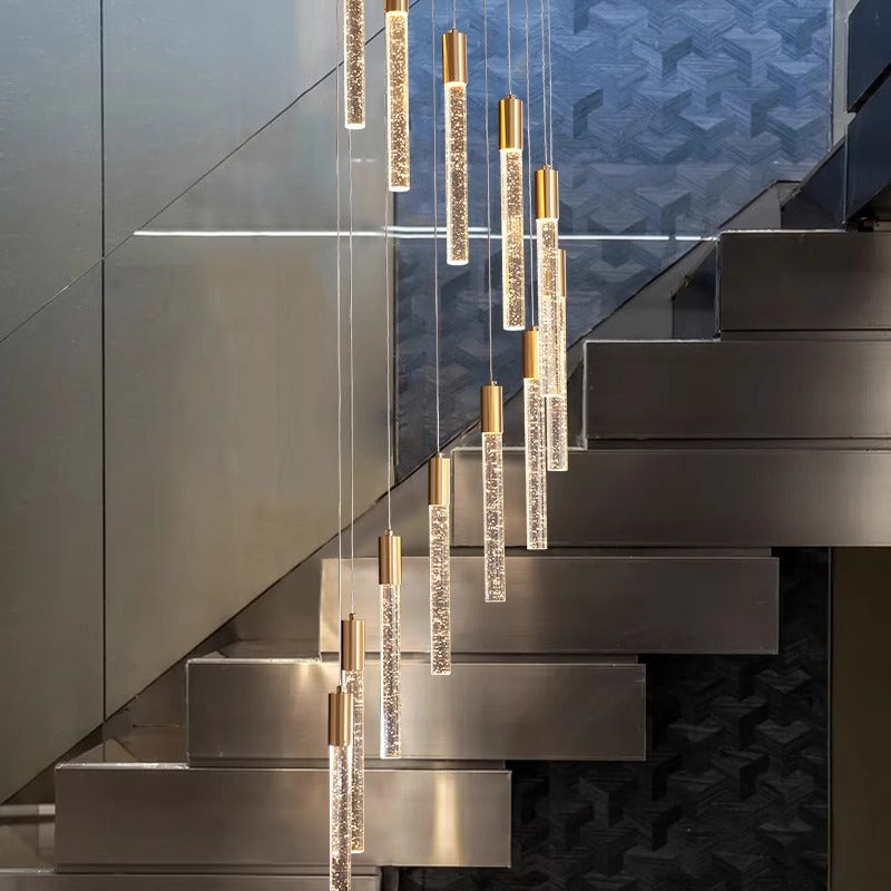 Modern Crystal LED Chandelier Pendant Light