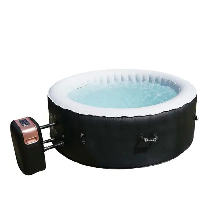 Portable Inflatable Bathtub with Bubble Jet Massage