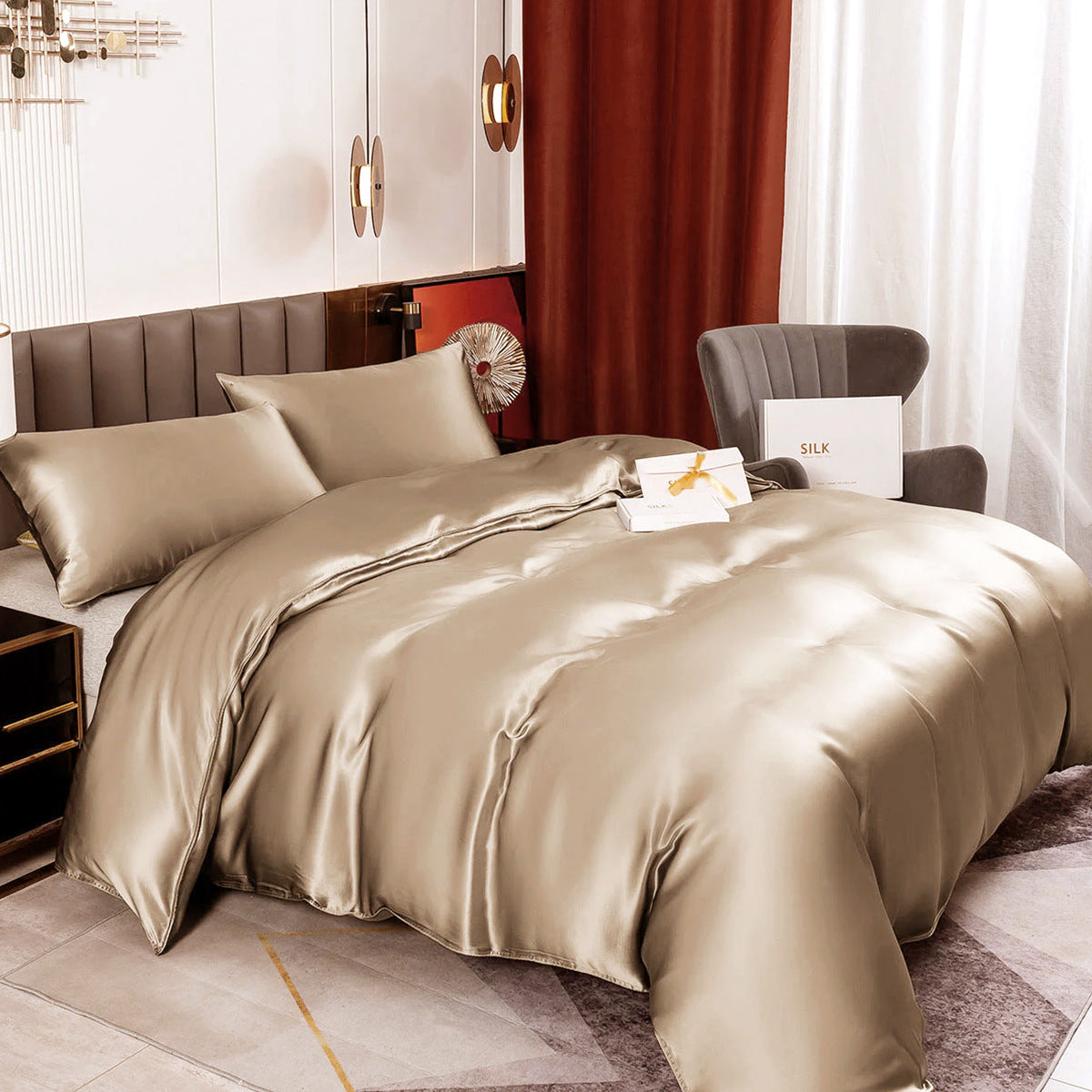 Double-Sided Mulberry Silk Bedding Set