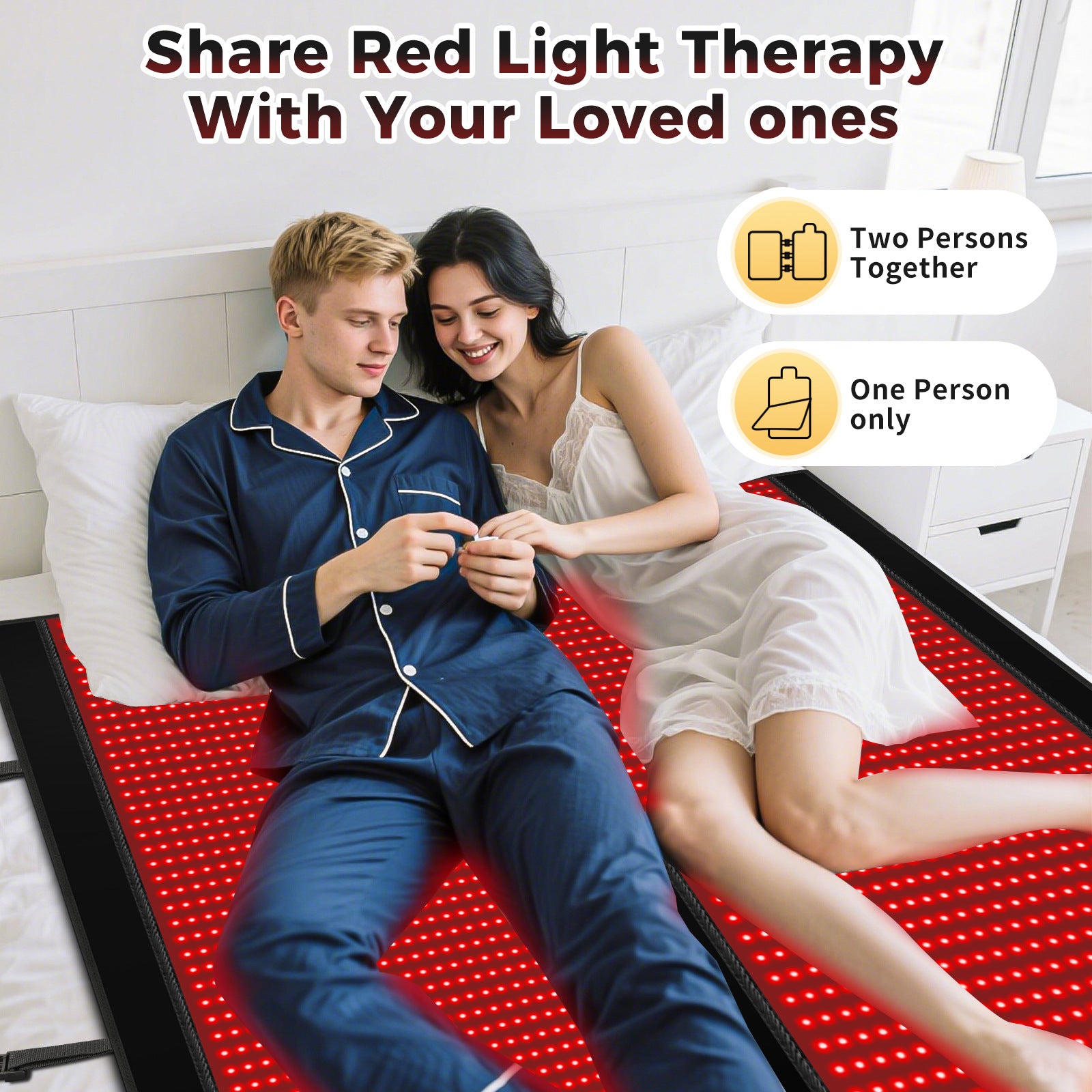 Heated Red Light Therapy Full Body Blanket