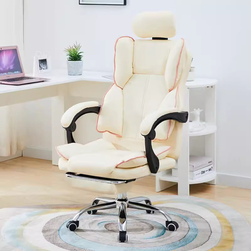 Desk Chairs Executive Office Chair with Back Support and Headrest, Home Office Computer Desk Chair with Lumbar Support