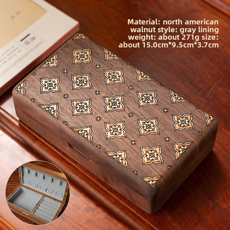 Portable Rosewood Jewelry Box