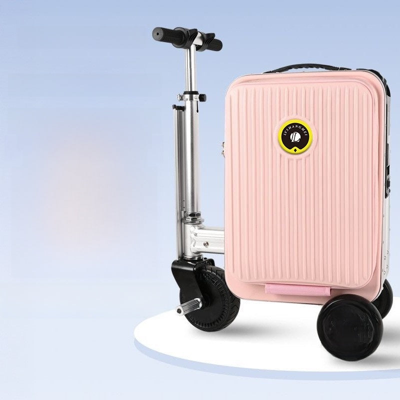 Lightweight Rideable Luggage Portable Riding Suitcase APP Control Carry-on Luggage, 6.8kg Ultra-Light for Travel