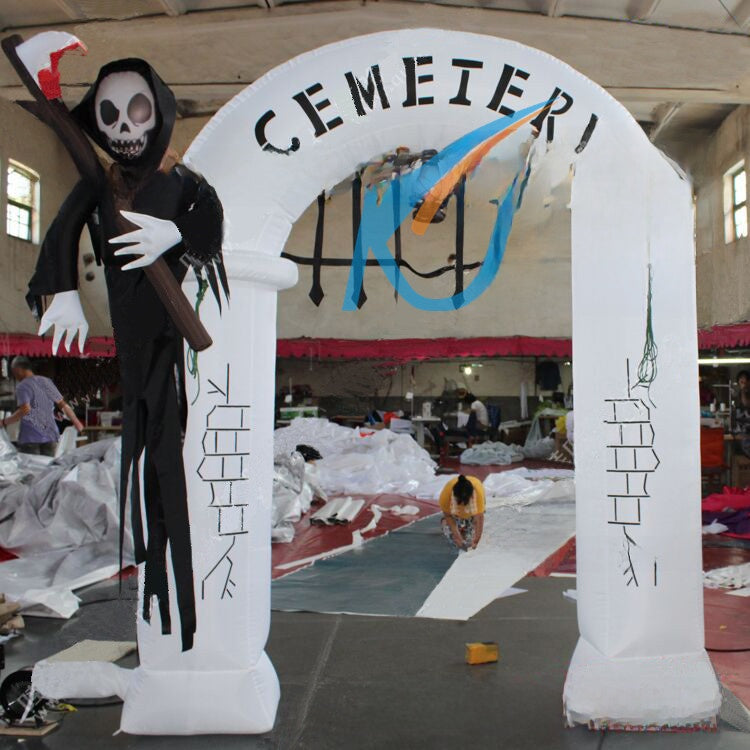 Halloween inflatable illuminated decorations