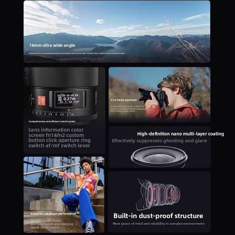 Auto-Focus Camera Lens for Sharp Photos and Video Recording Global Swanky 03