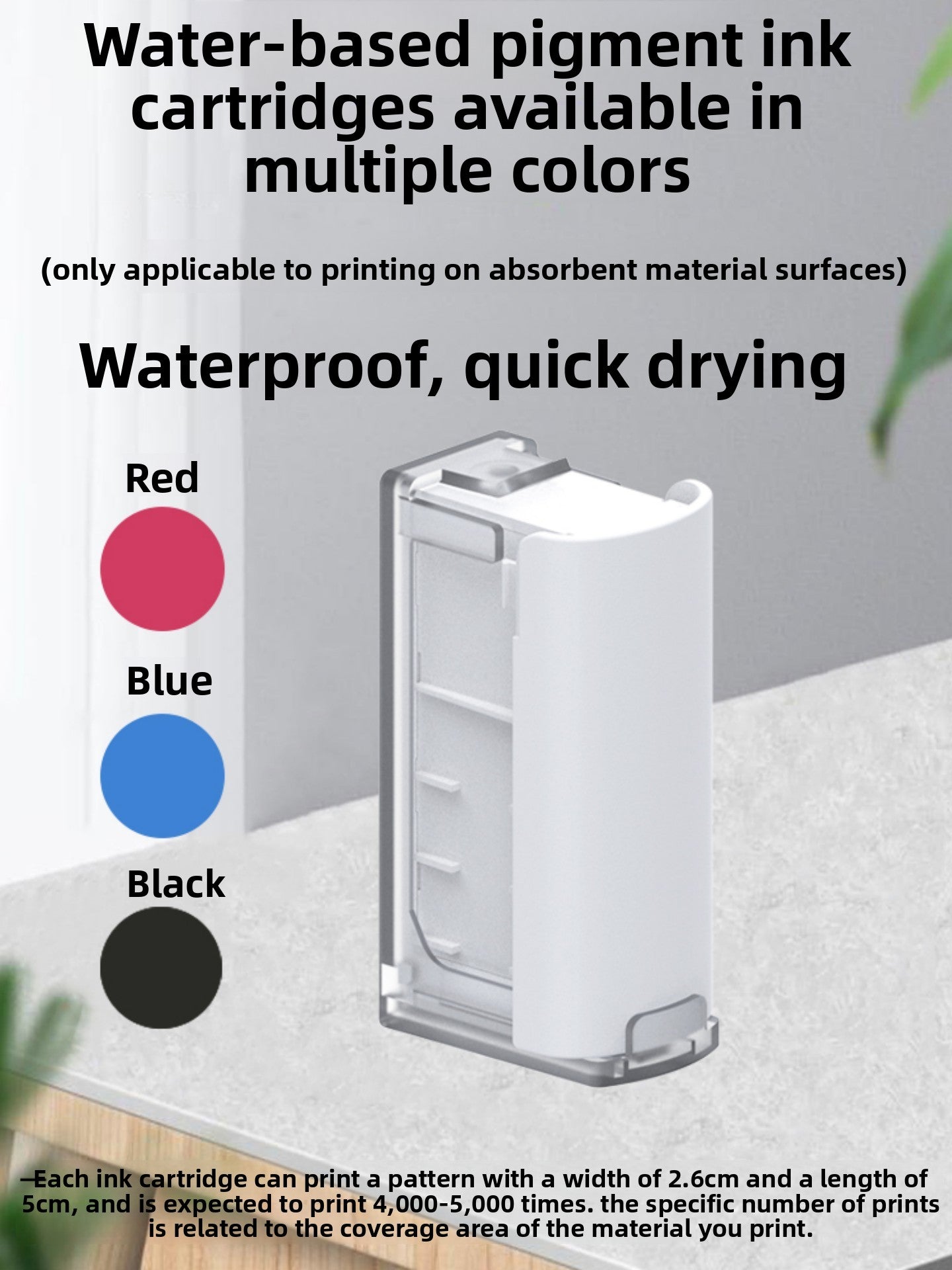 Portable Handheld Inkjet Printer with Bluetooth Control
