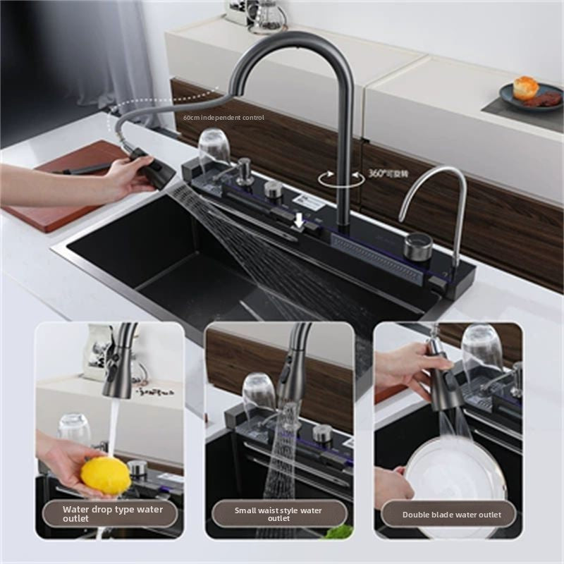 Kitchen Sink Faucet for Modern Home Washing and Easy Use US Global swanky 1