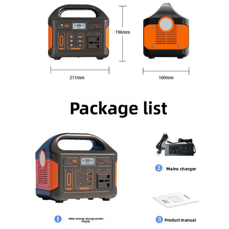 300W Portable Solar Power Station
