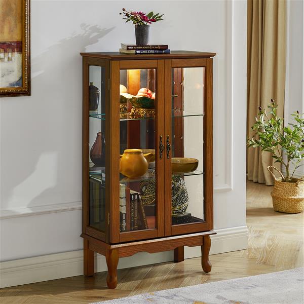 Antique cabinet with lights 2