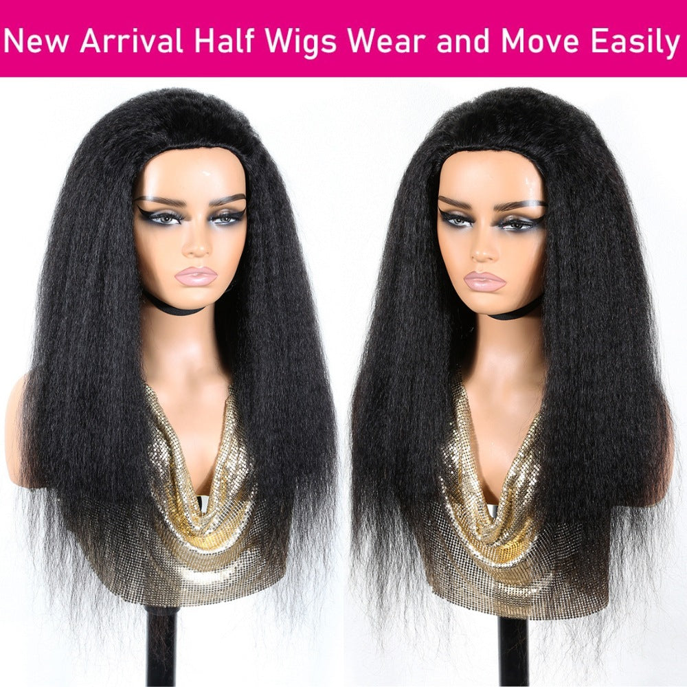 Human Hair Half Wig 3