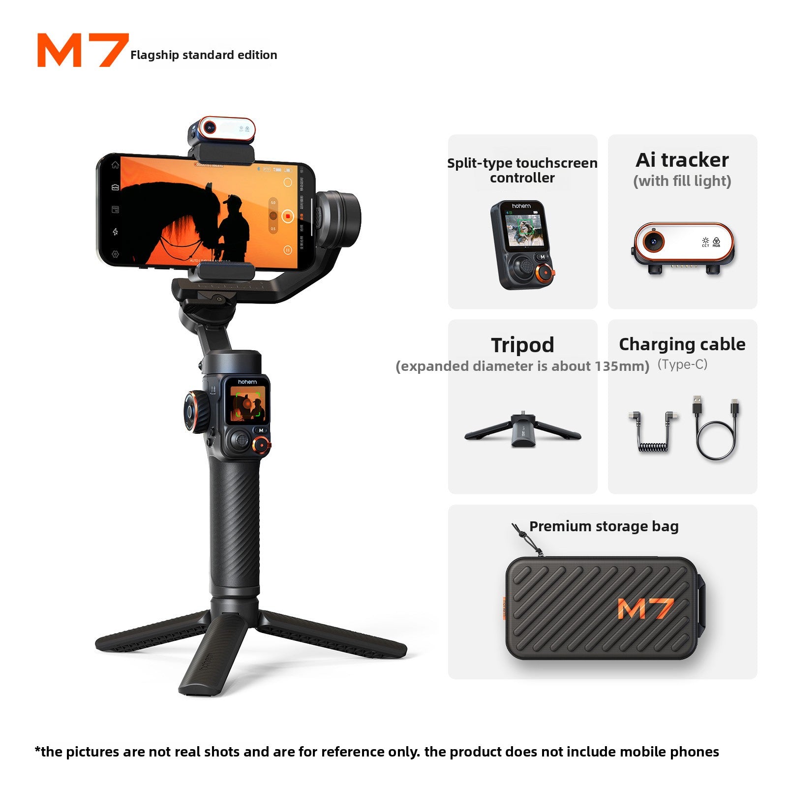 Phone Gimbal Stabilizer with AI Tracking 1